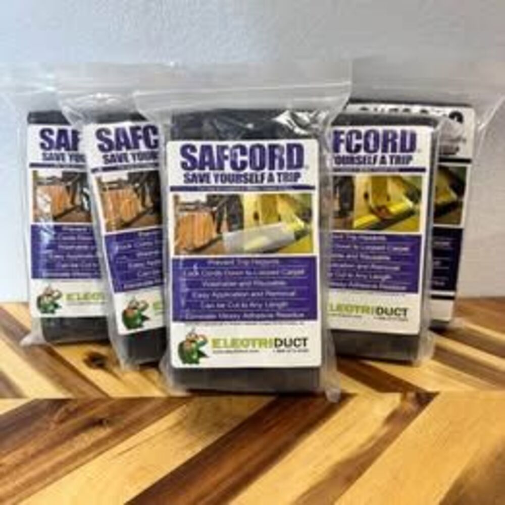 2/$100 Safcord Electriduct 4in x 6ft Cord Cover for Carpet (Set of 5) NWT